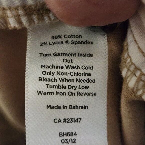 Talbots Curvy Petite Straight Leg Stretch Corduroy Pants Size 16WP - Picture 7 of 7